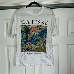 White Matisse Graphic T-Shirt